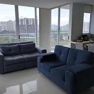 Hermoso Apartamento Amoblado Con Balcón, Piscinas Yzona De Barbacoa Apartamento Santa Marta (Magdalena)